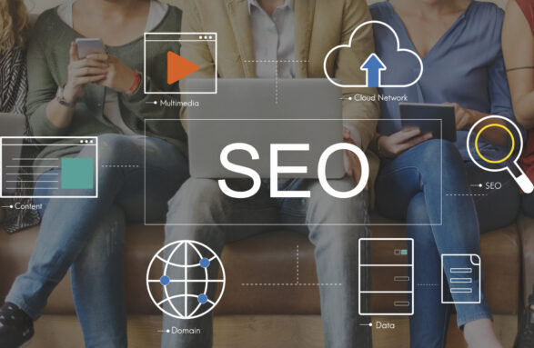 Big Data Domain Web Page SEO Concept Big Data Domain Web Page SEO Concept